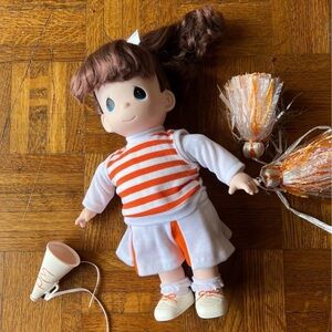 Precious Moments cheerleader doll